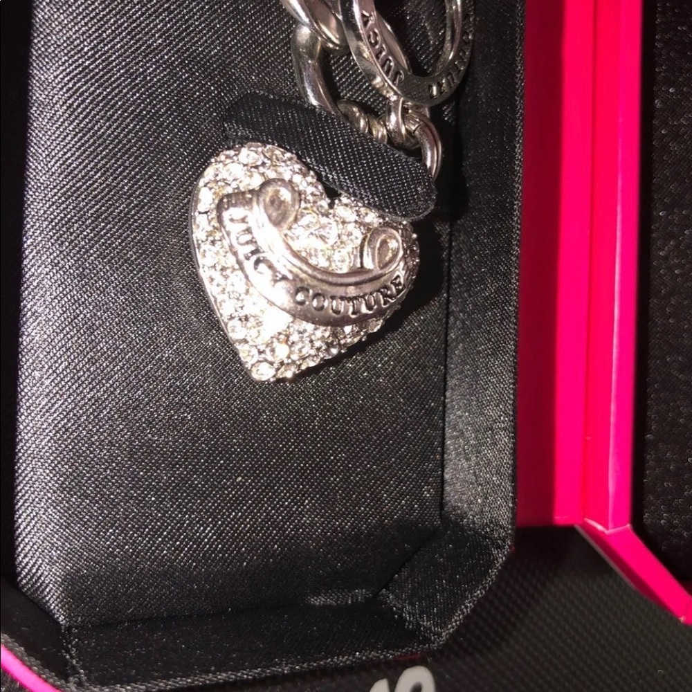 Juicy Couture pave banner heart starter